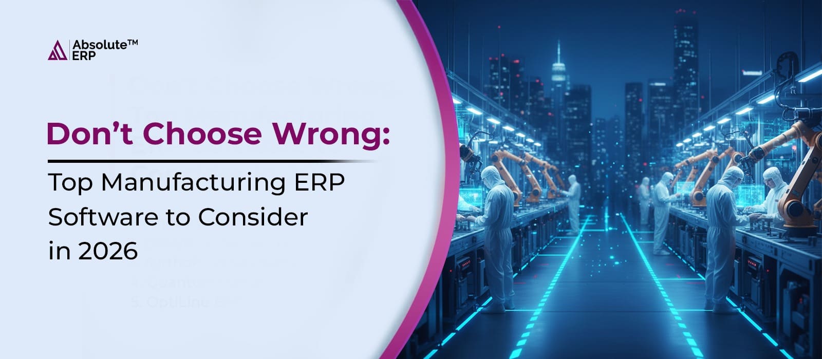 Top Manufacturing ERP Software 2026