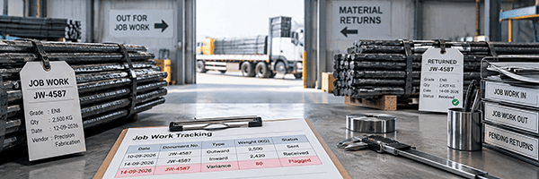 Job work tracking