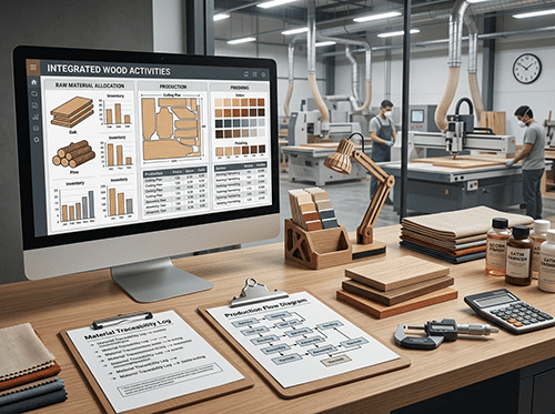 Integrated wood